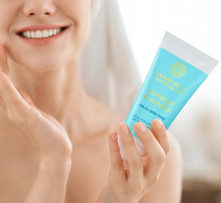 LUMINEO naturalna pianka żel oczyszczający do szczoteczki każda cera 100 ml