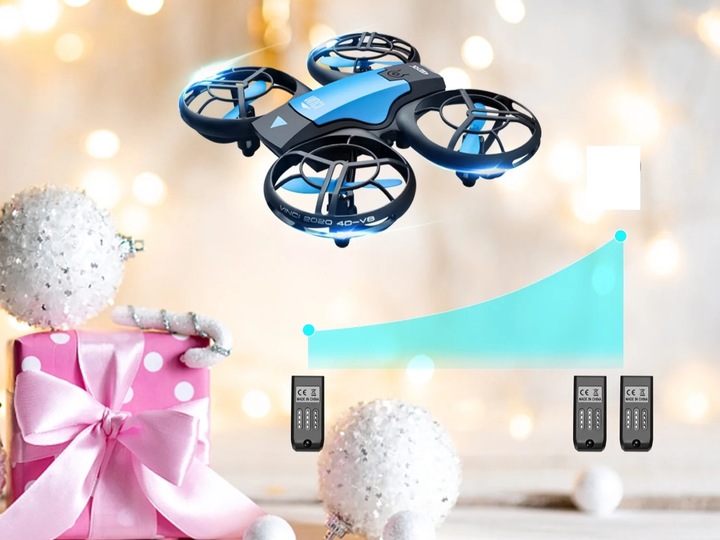 MINI DRON QUADROCOPTER TURBO AKROBACJE FUTERAŁ AKUMULATOR OSŁONY DLA DZIECI