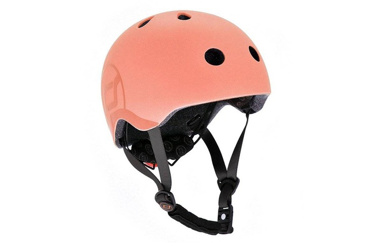 Kask rowerowy dziecięcy na hulajnogę Scoot and Ride, rozm. S-M, 3 lata+
