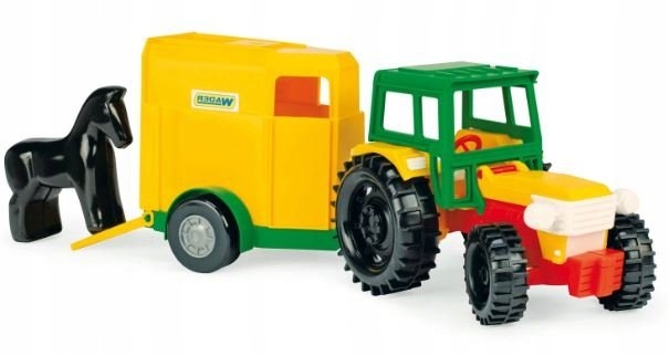 Traktor z przyczepą na konia Wader 35003
