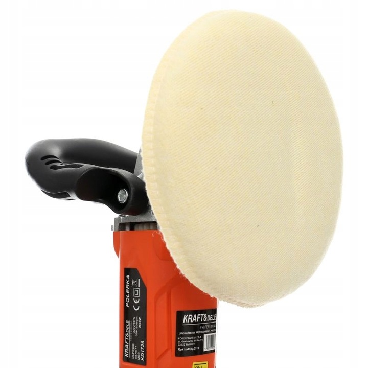 2 x POLERKA ELEKTRYCZNA 2600W z regulacją obrotów 500-3800 obr/min - Kraft&