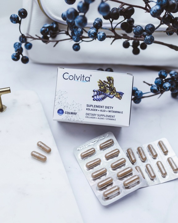 Colvita COLWAY 120 Kaps - Kolagen Na Skórę Stawy Włosy Paznokcie + GRATIS