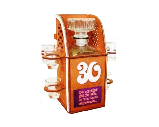 Karafka na alkohol 6 kieliszków kieliszki prezent URODZINY 18-99 WZORY