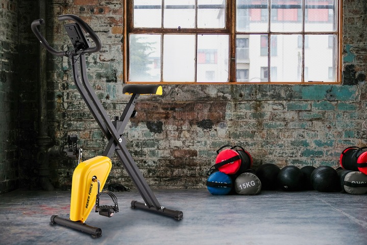 Rower Stacjonarny Składany Treningowy Rowerek do Ćwiczeń Fitness do 110kg