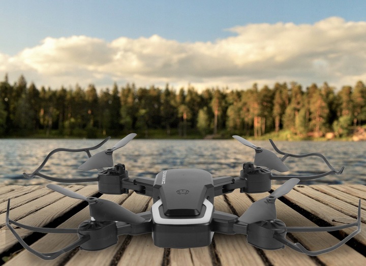 DRON Z KAMERĄ DLA DZIECI QUADROCOPTER HD WIDEO 0,3MP AKUMULATOR 3,7 WALIZKA