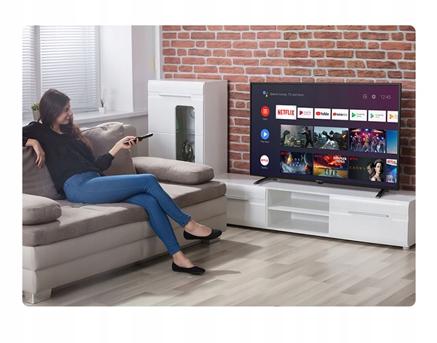 TELEWIZOR METZ 32 CALE 32MTC6100Z SMART ANDROID TV DVB T T2 HEVC WIFI