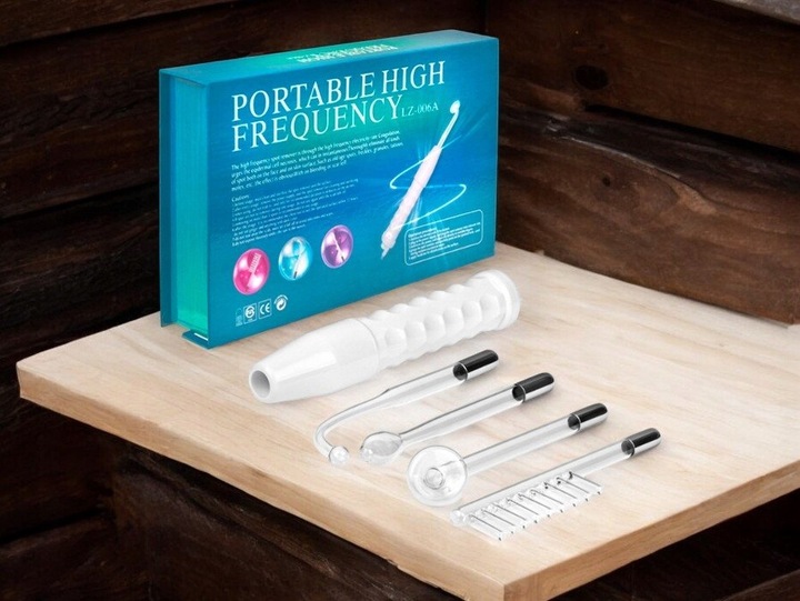 DARSONVAL DERMA WAND 4 ELEKTRODY DO TWARZY CIAŁA WŁOSÓW PIELĘGNACJA