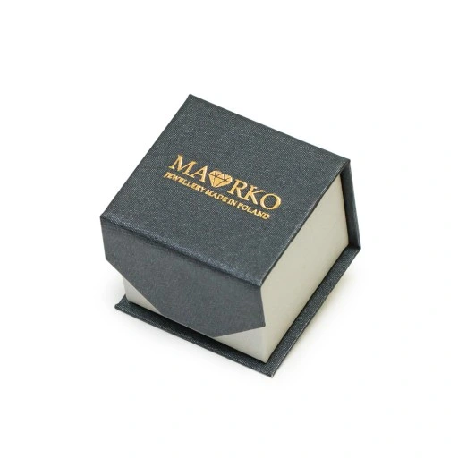 POJEDYNCZY ZŁOTY KOLCZYK pr. 333 z CYRKONIĄ 4mm