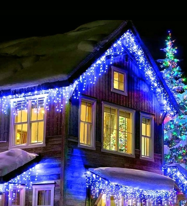 LAMPKI SOPLE 100 LED GRUBY KABEL 5,5m + FLASH