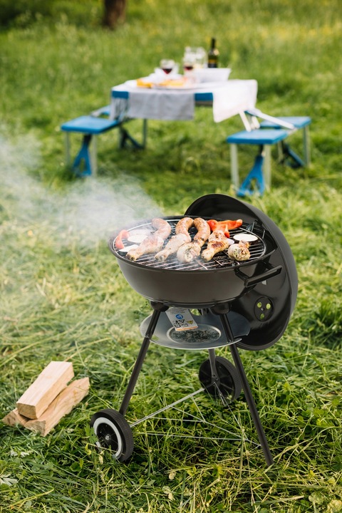 GRILL WĘGLOWY Z POKRYWĄ RUSZT WĘGLOWY LUND