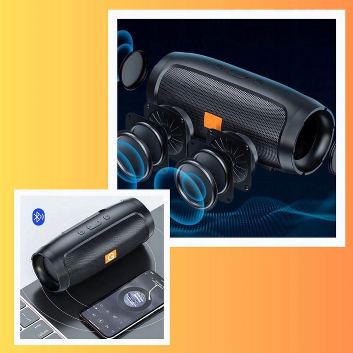 GŁOŚNIK BEZPRZEWODOWY BLUETOOTH BASS 40W