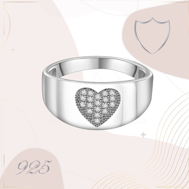 SREBRNY pierścionek OBRĄCZKA SREBRO 925 z CYRKONIAMI wyjątkowy PREZENT