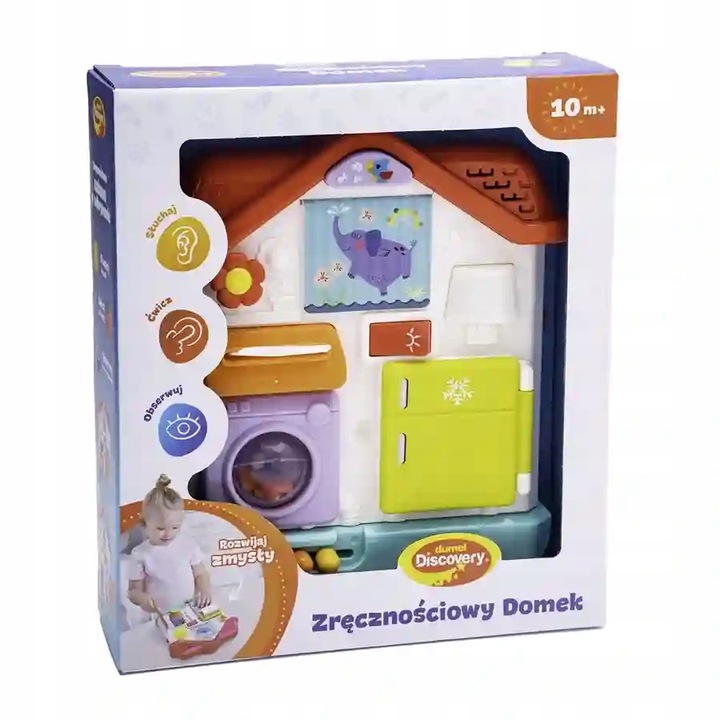 Zabawki interaktywne / edukacyjne - Zręcznościowy domek, 10 m+, Dumel