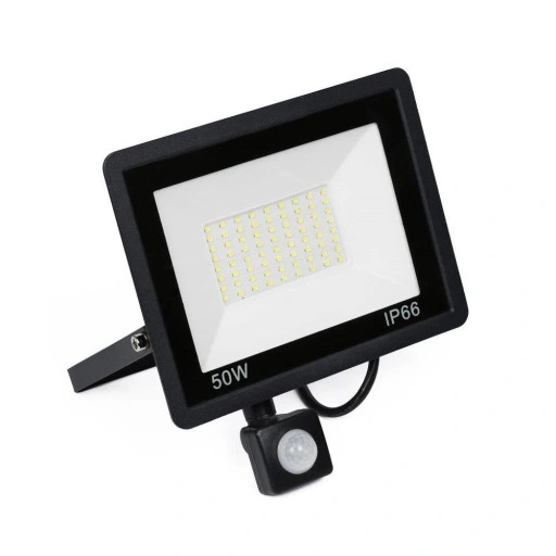 Halogen LED SMD 50W 6500K zewnętrzny z czujnikiem