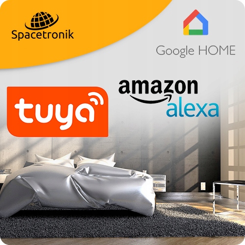 Listwa Zasilająca SMART WiFi Tuya Przedłużacz 3 AC 4 USB 2m Spacetronik