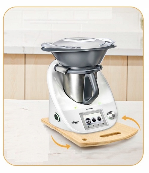 Podstawka Deska pod THERMOMIX przesuwna TM6 TM5 Podkładka z Drewna Obrotowa
