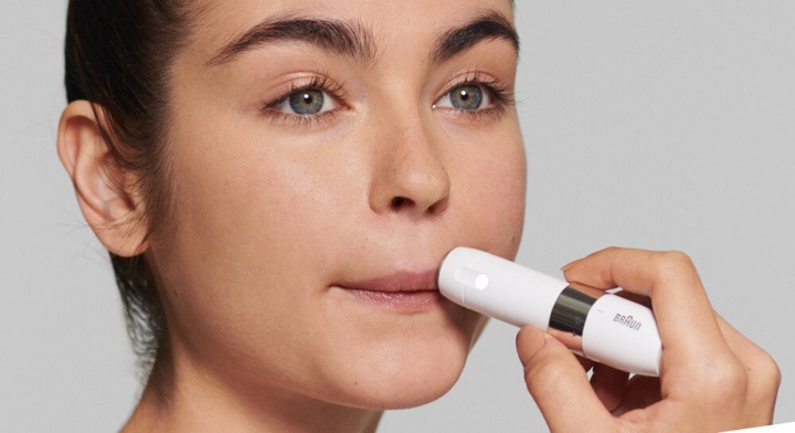 Depilator Trymer BRAUN Face Mini FS1000 z funkcją Smartlight