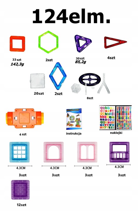 Klocki Magnetyczne – Edukacyjna Zabawa Dla Małych Konstruktorów! Certyfikat