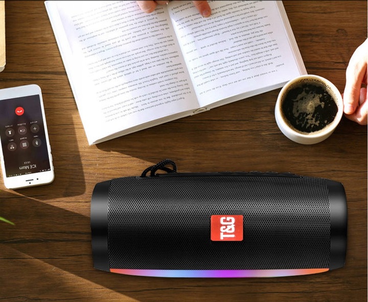 Głośnik Bluetooth BOOMBOX Mobilny USB RADIO LED MP3 Bezprzewodowy Przenośny