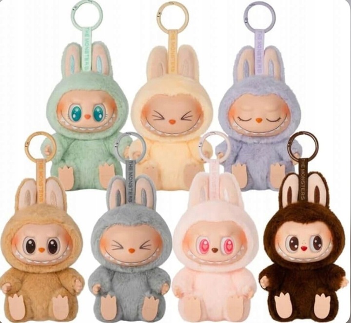 LABUBU GRAJĄCE ŚPIEWAJĄCE HAVE A SEAT THE BRELOK MASKOTKA KOLEKCJONERSKA