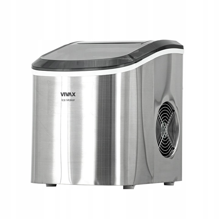 MOCNA KOSTKARKA DO LODU MASZYNA DO KOSTEK INOX S/L 12kg/dzień 240W+GRATIS