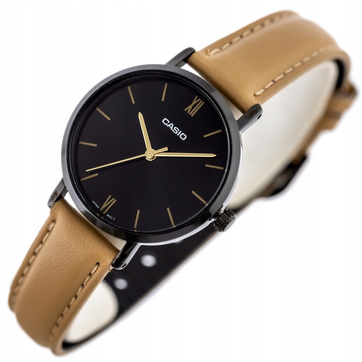 ZEGAREK DAMSKI CASIO LTP-VT02BL-1A KLASYKA + BOX +GRAWER