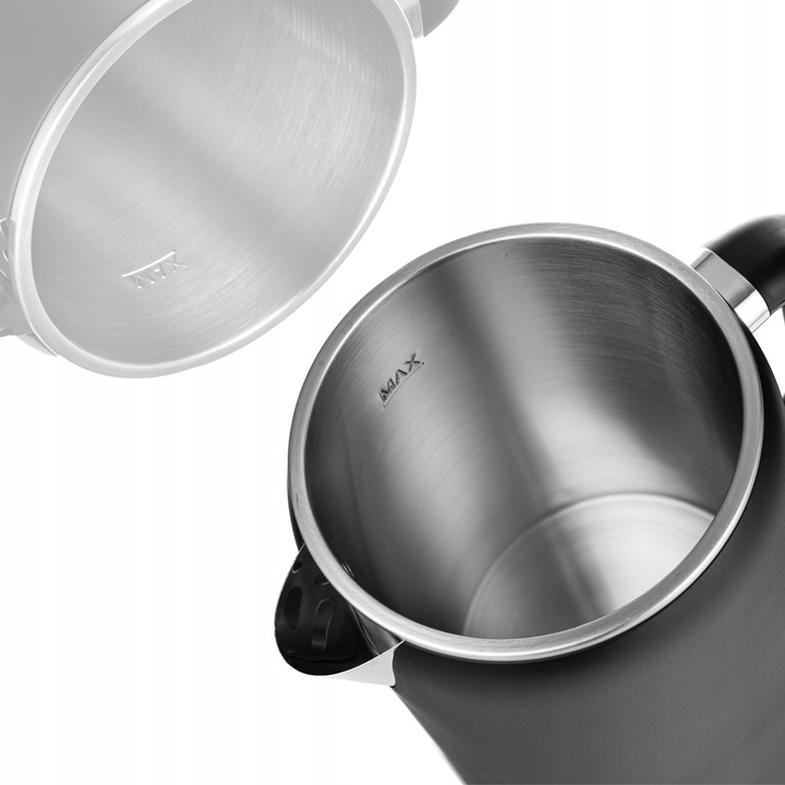 CZAJNIK ELEKTRYCZNY BEZPRZEWODOWY REGULACJA DOTYKOWY WYŚWIETLACZ LED 1,7L