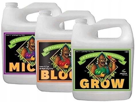 ADVANCED NUTRIENTS BLOOM, GROW, MICRO, 3X0,5L