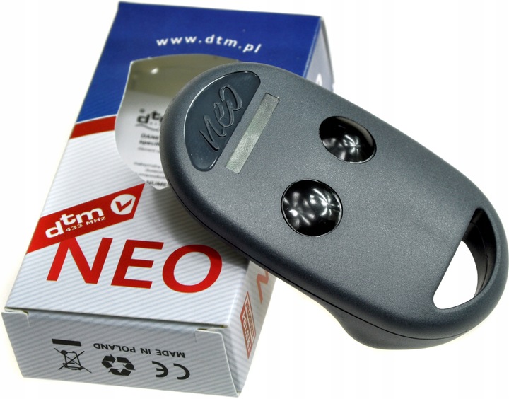 DTM NEO NEO2SZA NEO 2 SZARY PILOT DO BRAMY GARAŻU + BATERIA 433MHz ORYGINAŁ