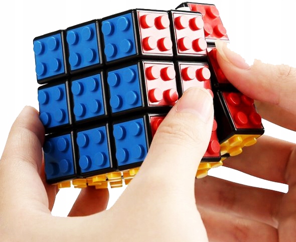 ZESTAW ORYGINALNA KOSTKA 3x3x3 DO NAUKI KOSTKA 3x3 SPEED CUBE BLACK