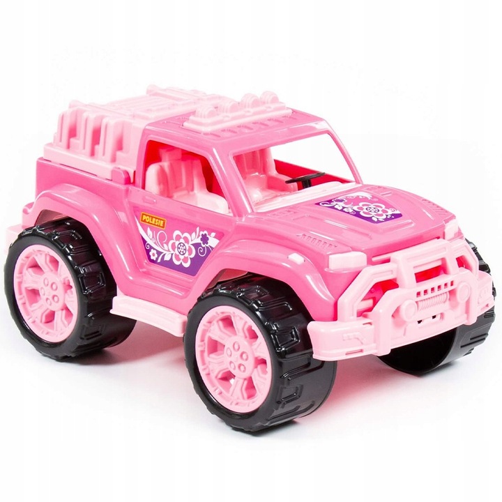 Samochód terenowy Jeep legion 38cm AUTO RÓŻOWY