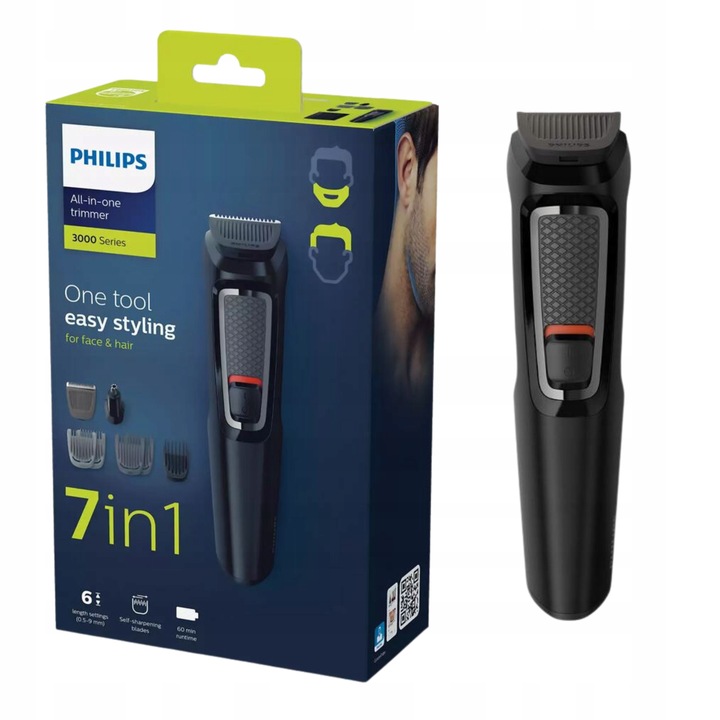 TRYMER MASZYNKA DO WŁOSÓW BRODY MG 3720/15 PHILIPS
