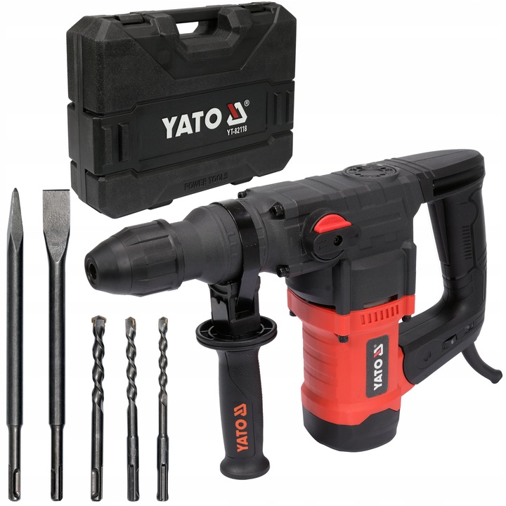 Młot udarowy SDS Plus sieciowe Yato 4,5 J 1100 W 230 V