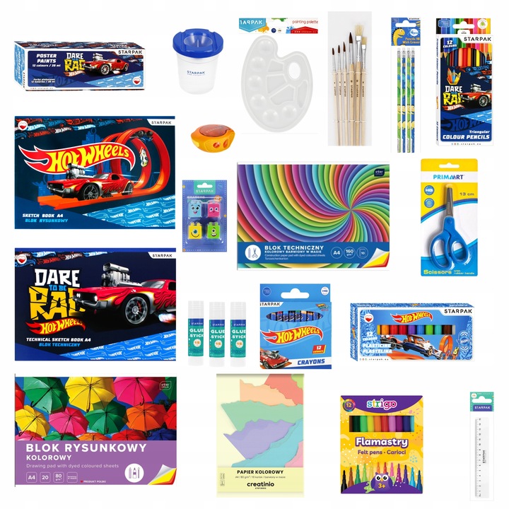 WYPRAWKA SZKOLNA DO 1 2 3 KLASY DUŻY ZESTAW DLA CHŁOPCA KLASA 1-3