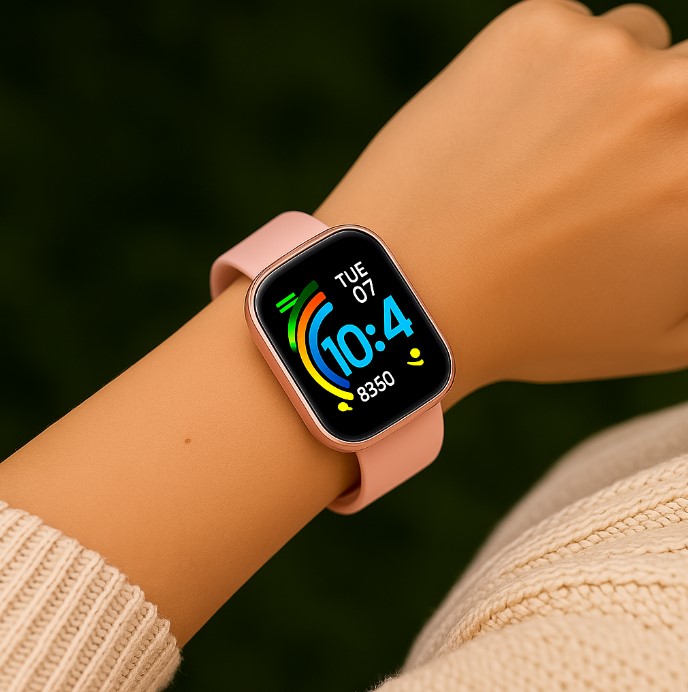 RÓŻOWY SMARTWATCH + APARAT CYFROWY DLA DZIEWCZYNKI - ZEGAREK W Zest. CRAFT