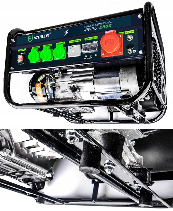 AGREGAT PRĄDOTWÓRCZY GENERATOR PRĄDU 6,5KM 2500W AVR