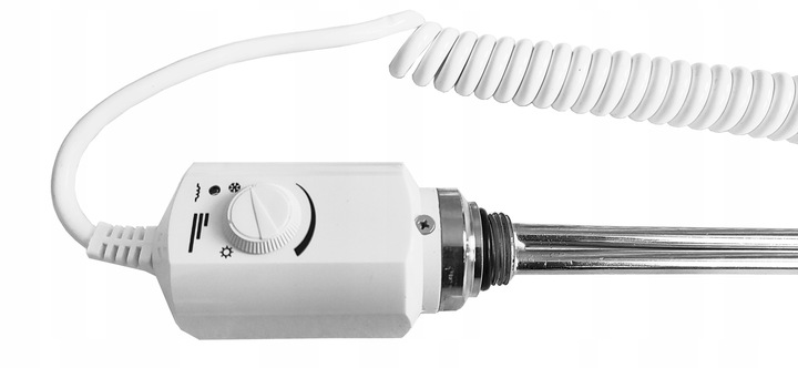 GRZAŁKA ELEKTRYCZNA DO GRZEJNIKA ŁAZIENKOWEGO 300W BIAŁA