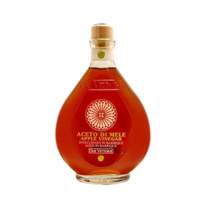 Włoski ocet jabłkowy DUE VITTORIE NIEFILTROWANY naturalnie słodki 500ml