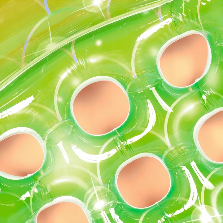 MATERAC do pływania dmuchany duży LEŻAK WODNY HAMAK na basen plażę wode