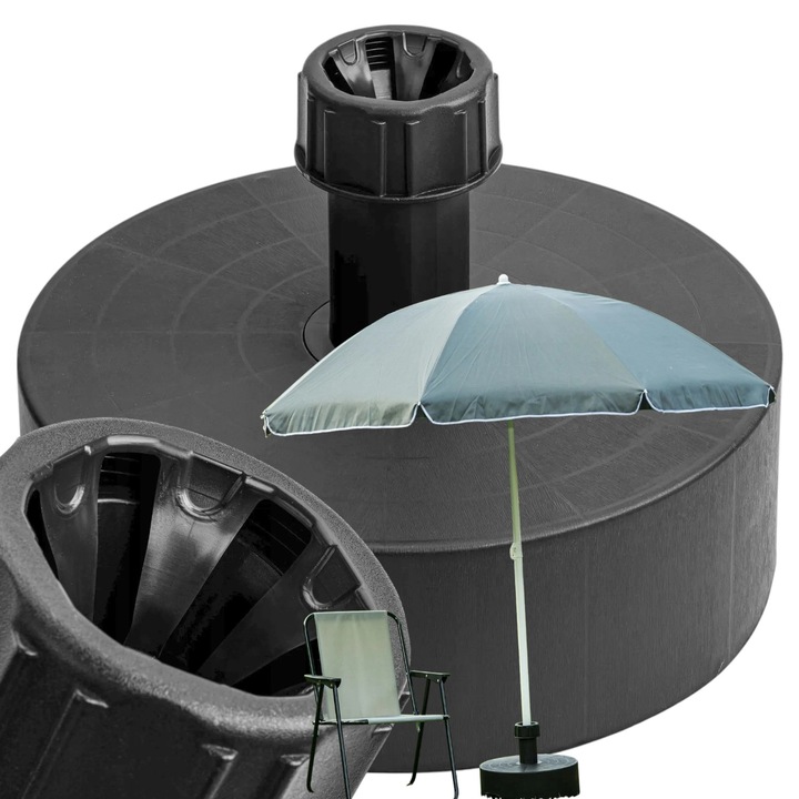 PODSTAWA PARASOLA OGRODOWEGO STOJAK NA PARASOL NAPEŁNIANE WODĄ WYTRZYMAŁY