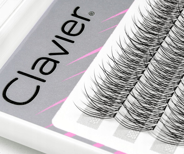 Clavier Kępki Rzęs Vshape Light – Jaskółki 12mm