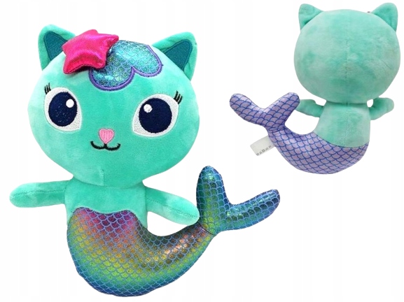 SYRENKOTKA + KICIUŚ PANDUŚ PLUSZAK KOCI DOMEK GABI