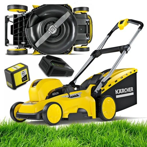 KOSIARKA AKUMULATOROWA KARCHER LMO 36-40 BATTERY SET ZESTAW AKU ŁADOWARKA