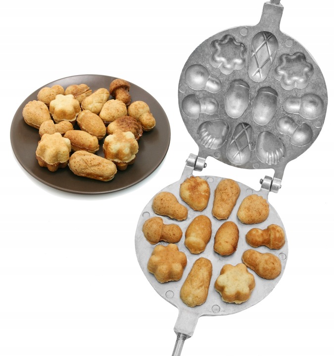 FORMA OPIEKACZ DO PIECZENIA CIASTEK W RÓŻNYCH KSZTAŁTACH MIX orzeszków #73