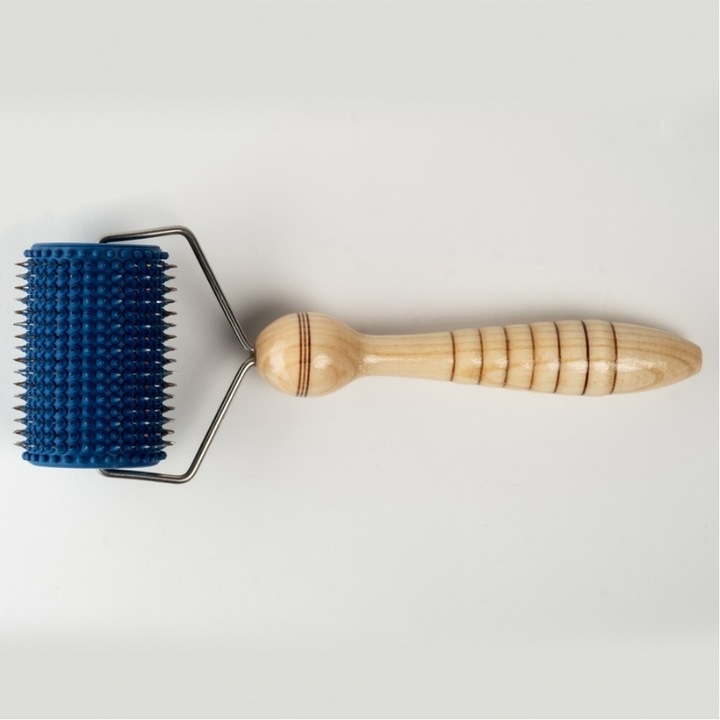 Aplikator LYAPKO WAŁEK do masażu z igłami uniwersalny GRANATOWY