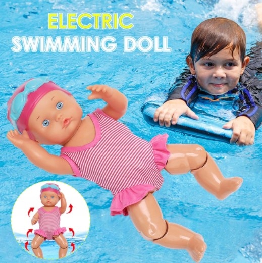 LALKA BOBAS PŁYWAJĄCA DO KĄPIELI RUCHOME STAWY WODOODPORNA DO WODY