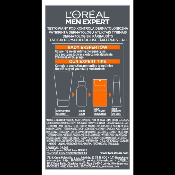 LOREAL MEN EXPERT POWER AGE KREM REWITALIZUJĄCY