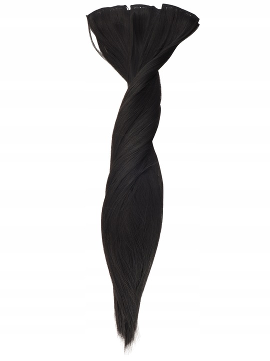 DOCZEPIANE WŁOSY Clip In Jak Naturalne Dopinki Proste Długie 6 Taśm 60 cm