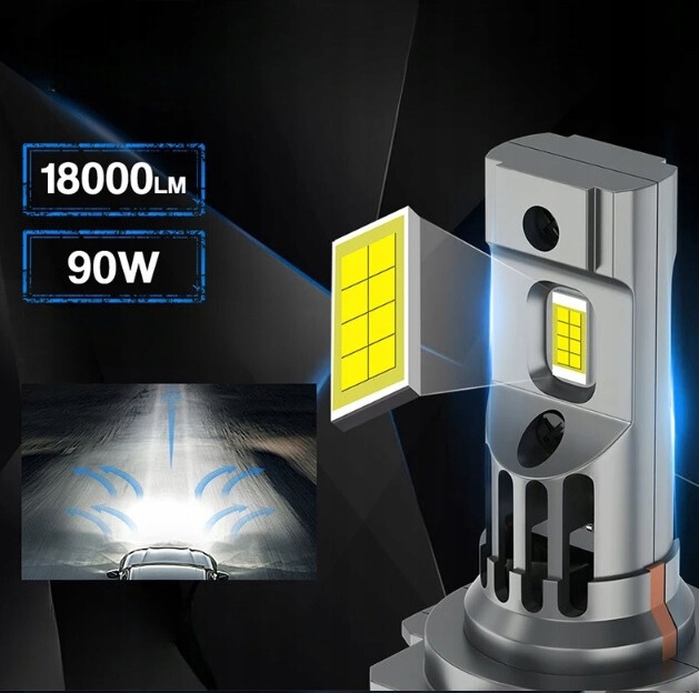 ŻARÓWKI SAMOCHODOWE MIJANIA DROGOWE H7 LED 80W 20000LM CANBUS 2 SZT OKAZJA