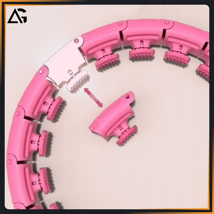 HULA HOP ODCHUDZAJĄCY SMART Z LICZNIKIEM I OBCIĄŻENIEM HULAHOP ODCHUDZAJĄCE